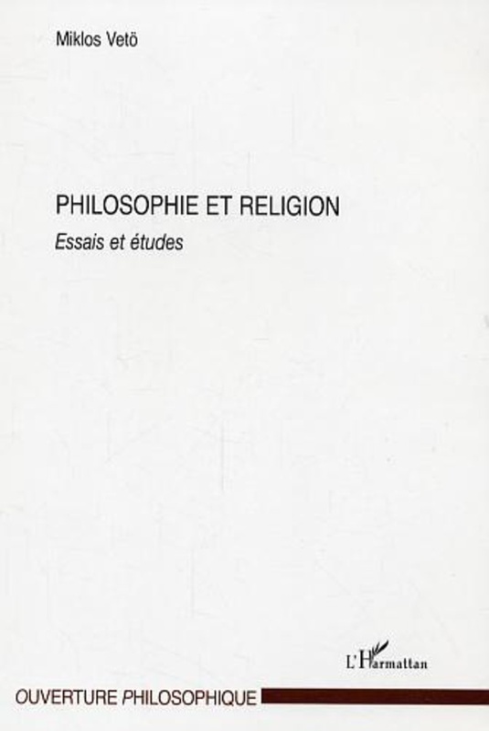 Philosophie et religion Essais et études