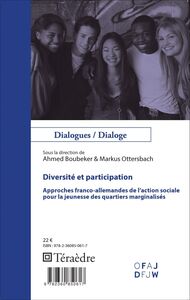 Diversité et participation Approches franco-allemandes de l'action sociale pour la jeunesse des quartiers marginalisés