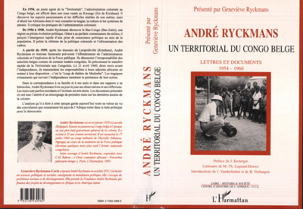 André Ryckmans, un territorial du Congo belge Lettres et documents 1954-1960