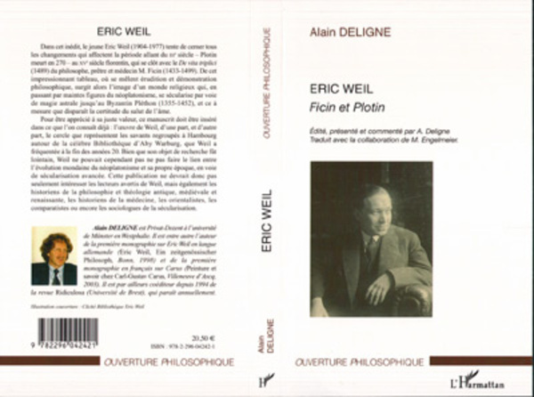 Eric Weil Ficin et Plotin