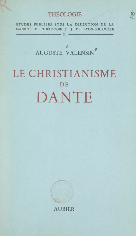 Le christianisme de Dante