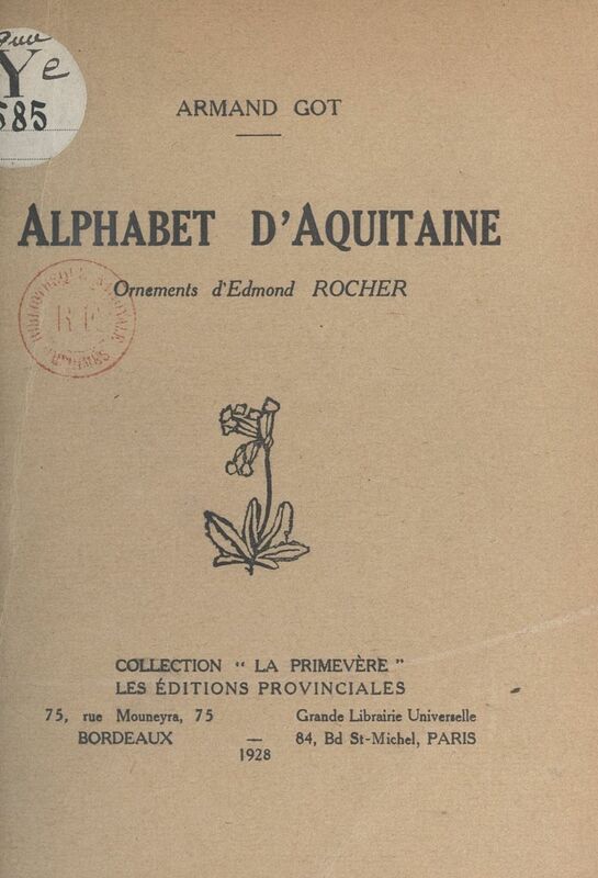 Alphabet d'Aquitaine