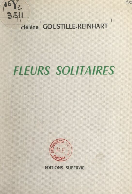 Fleurs solitaires