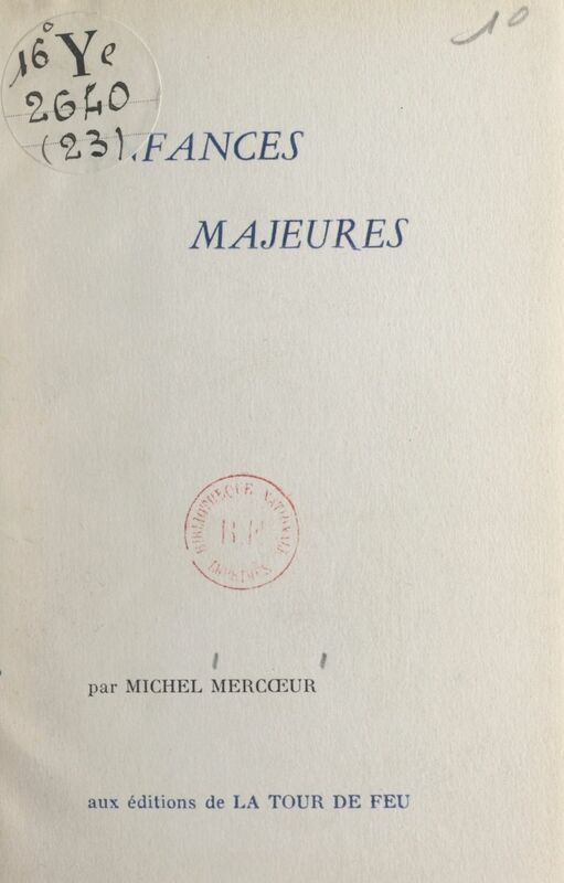Enfances majeures
