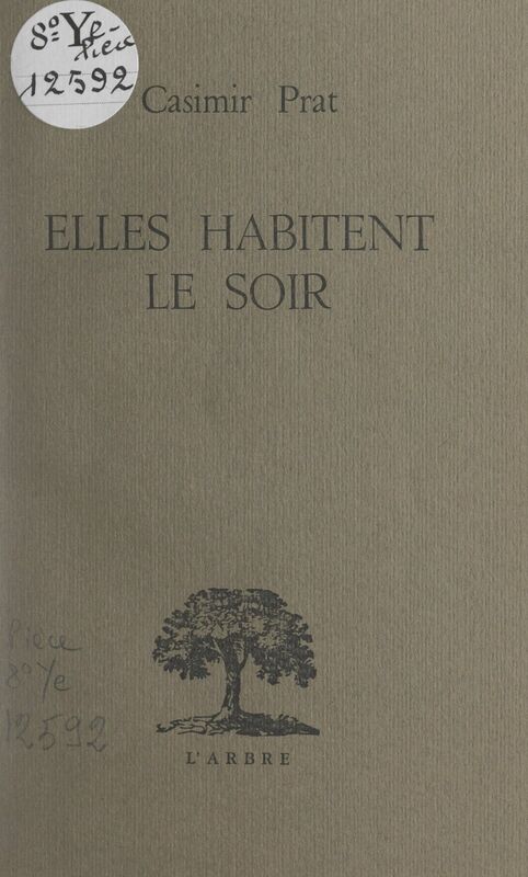 Elles habitent le soir Élégie