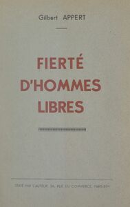 Fierté d'hommes libres