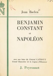Benjamin Constant et Napoléon