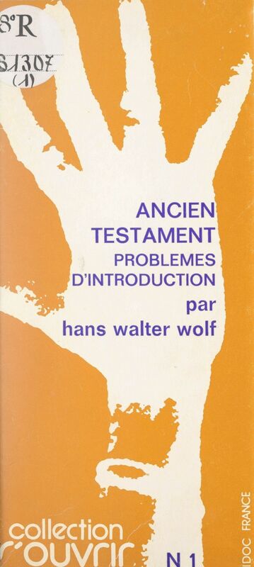 Ancien Testament Problèmes d'introduction