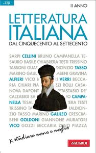 Letteratura italiana. Dal Cinquecento al Settecento Sintesi .zip