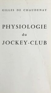 Physiologie du Jockey-club
