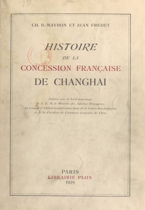 Histoire de la concession française de Changhai