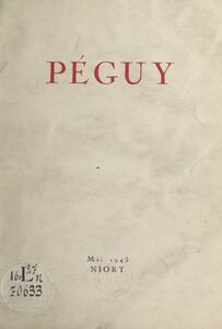 Péguy Conférence, Niort, mai 1943