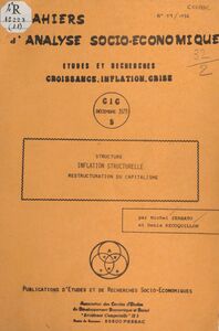 Structure, inflation structurelle, restructuration du capitalisme