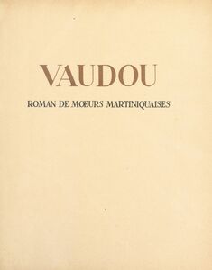 Vaudou Roman de mœurs martiniquaises