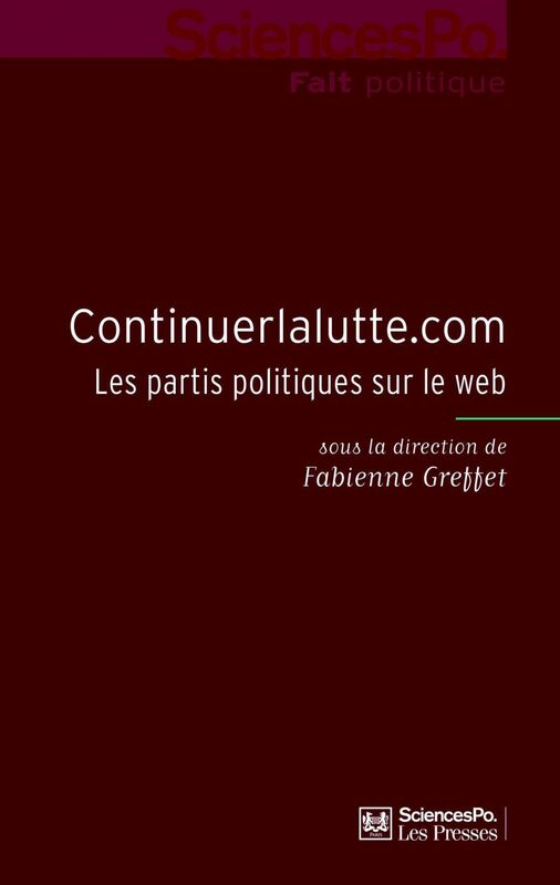 Continuerlalutte.com Les partis politiques sur le web