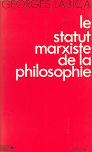 Le Statut marxiste de la philosophie