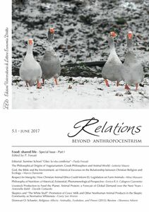Relations. Beyond Anthropocentrism. Vol. 5, No. 1 (2017). Food: shared life: Part I