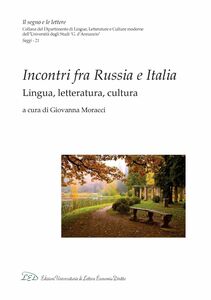 Incontri fra Russia e Italia Lingua, letteratura, cultura