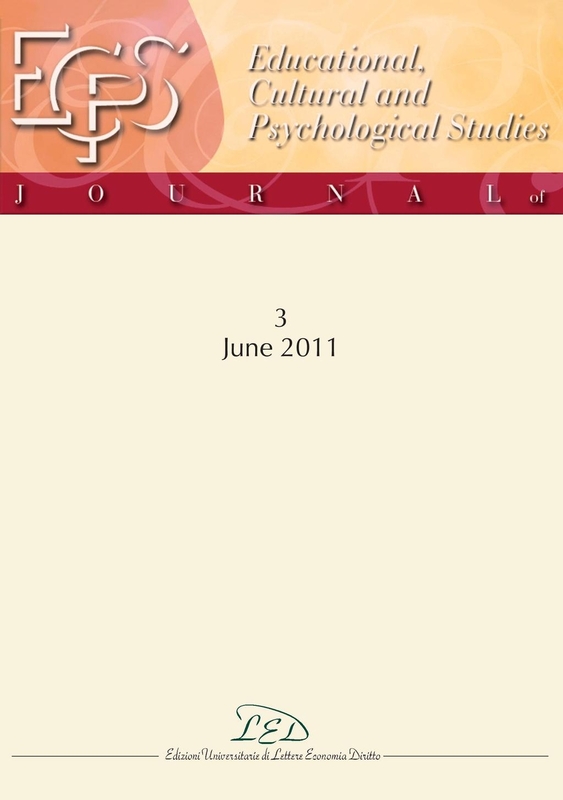 Journal of Educational, Cultural and Psychological Studies (ECPS Journal) No 3 (2011)