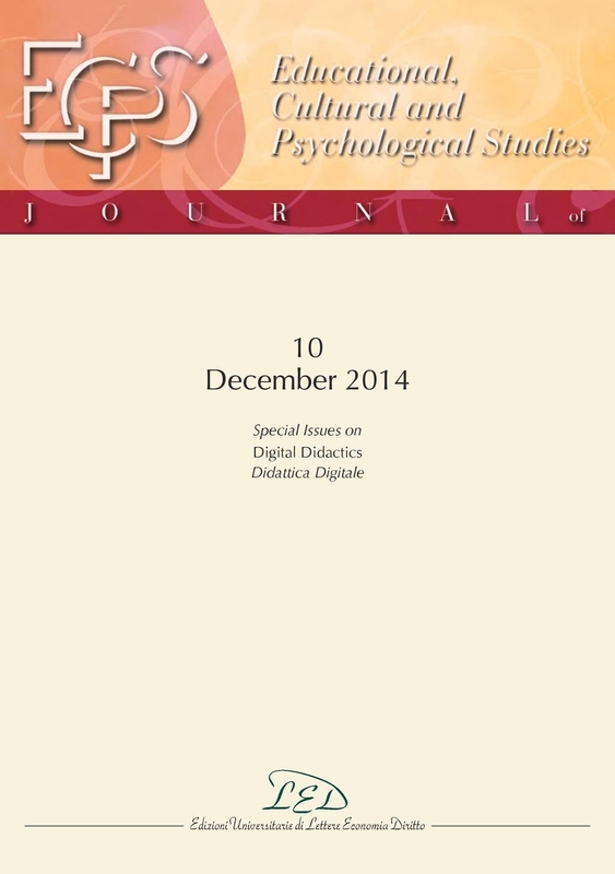 Journal of Educational, Cultural and Psychological Studies (ECPS Journal) No 10 (2014) Special Issues on “Digital Didactics”