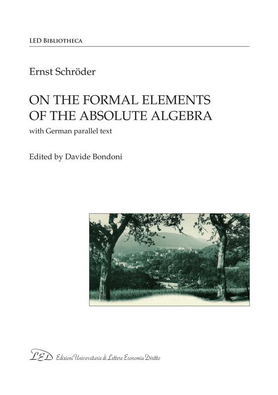 On the Formal Elements of the Absolute Algebra