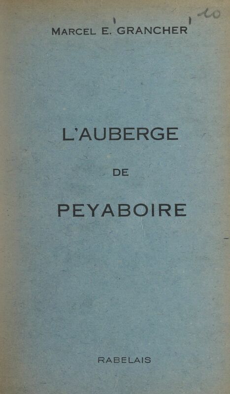 L'auberge de Peyaboire Roman gai