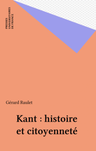 Kant : histoire et citoyenneté