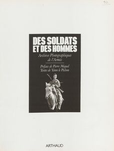 Des soldats et des hommes Archives photographiques de l'armée (1902-1962)