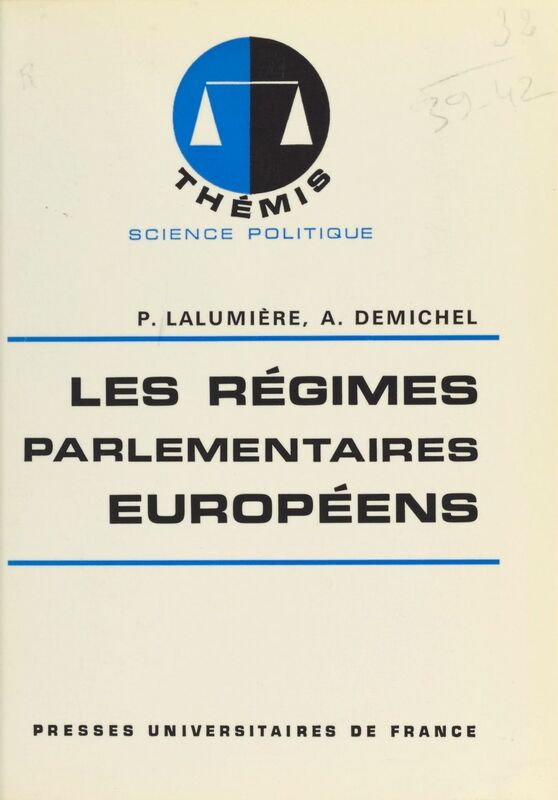 Les régimes parlementaires européens