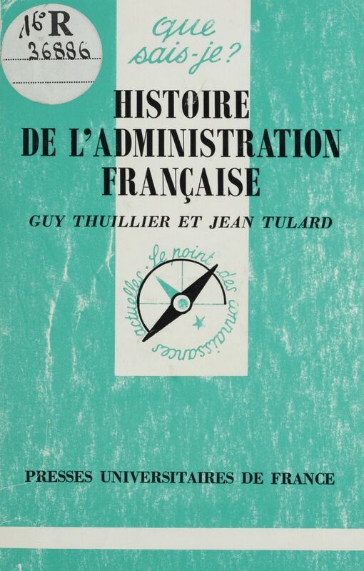 Histoire de l'administration française