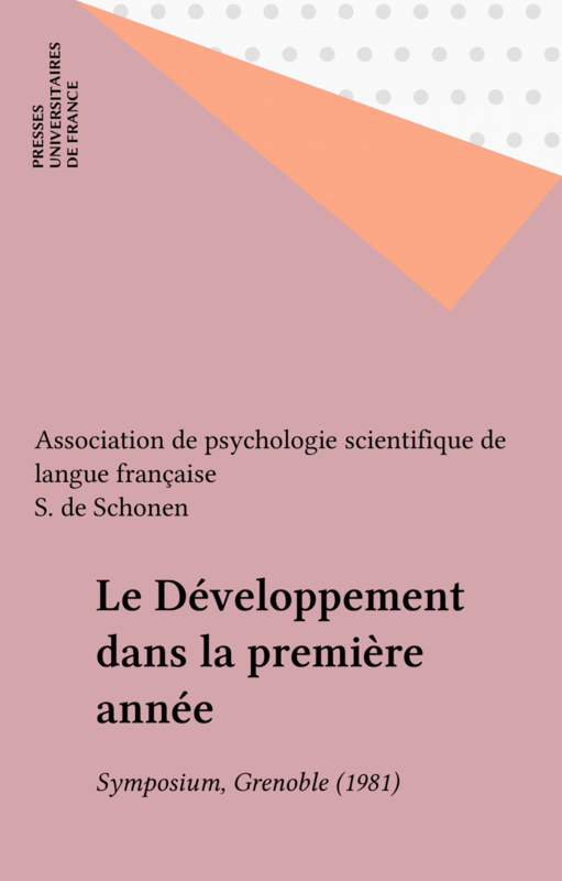 Le Développement dans la première année Symposium, Grenoble (1981)