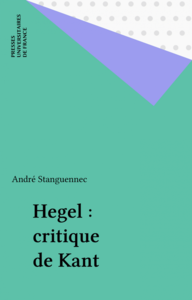 Hegel : critique de Kant