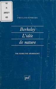 Berkeley : l'idée de nature