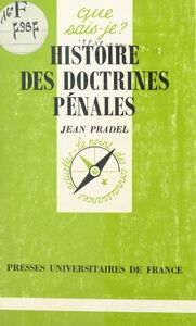 Histoire des doctrines pénales