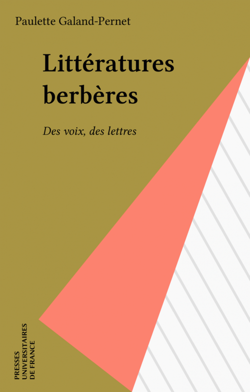 Littératures berbères Des voix, des lettres