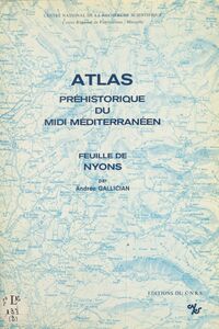 Atlas préhistorique du Midi méditerranéen (2) : Feuille de Nyons
