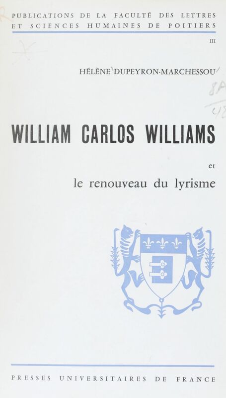 William Carlos Williams et le renouveau du lyrisme