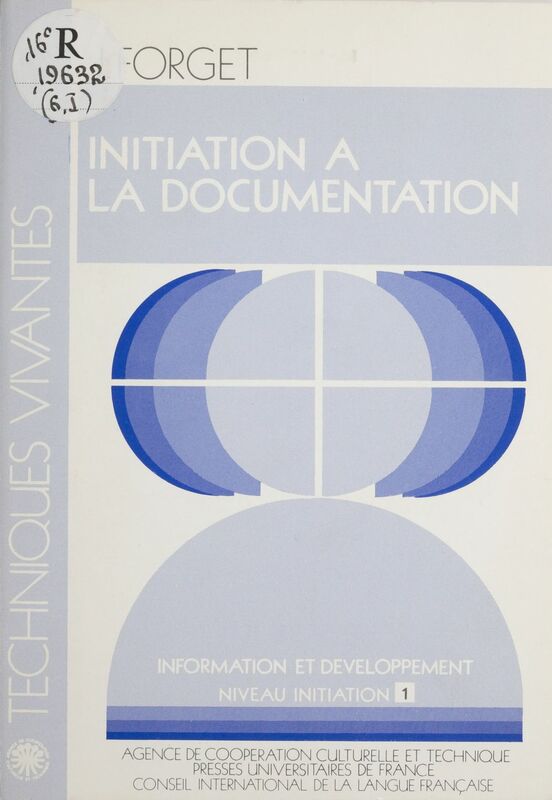 Initiation à la documentation Information et développement