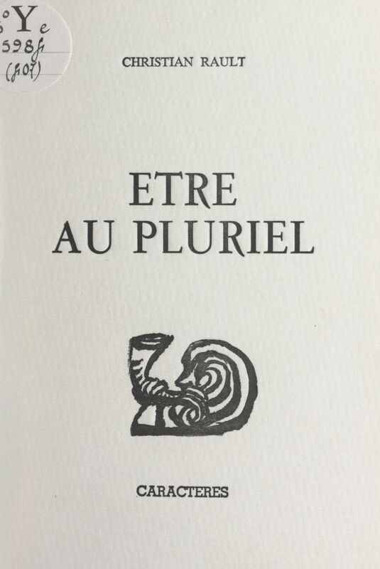Être au pluriel