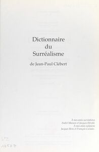 Dictionnaire du surréalisme