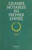 Grands notables du Premier Empire (1) Vaucluse, Ardèche