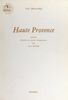 Haute Provence Poèmes illustrés de quinze linogravures par Jean Rivier