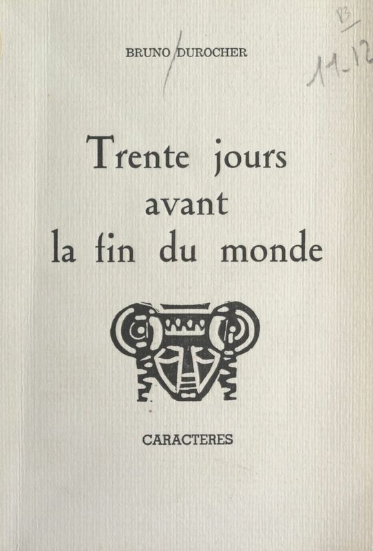 Trente jours avant la fin du monde
