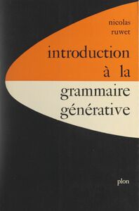 Introduction à la grammaire générative