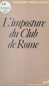 L'imposture du Club de Rome