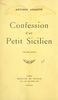Confession d'un petit Sicilien