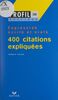 400 citations expliquées