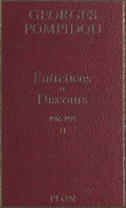 Entretiens et discours (2) 1968-1974