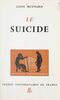 Le suicide Étude morale et métaphysique