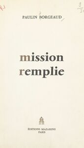 Mission remplie